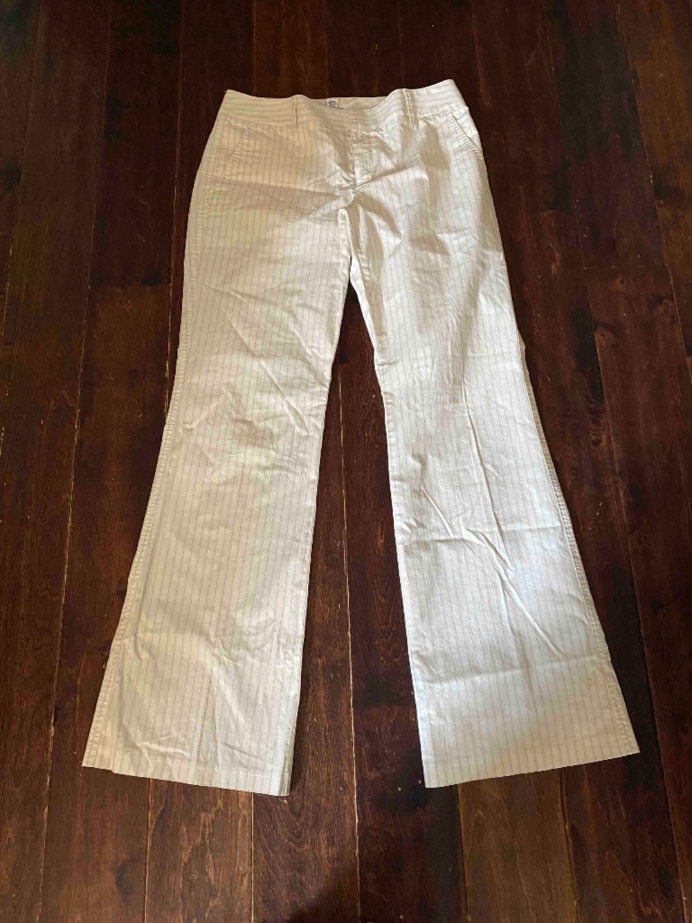 Calvin Klien Pinstripe Cream pants